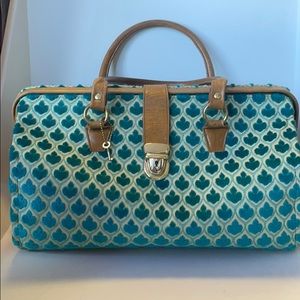 Glenda Gies Teal Tote